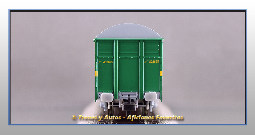 Vagón cerrado 2 ejes Tipo J2 "tren taller Oviedo" - Renfe
